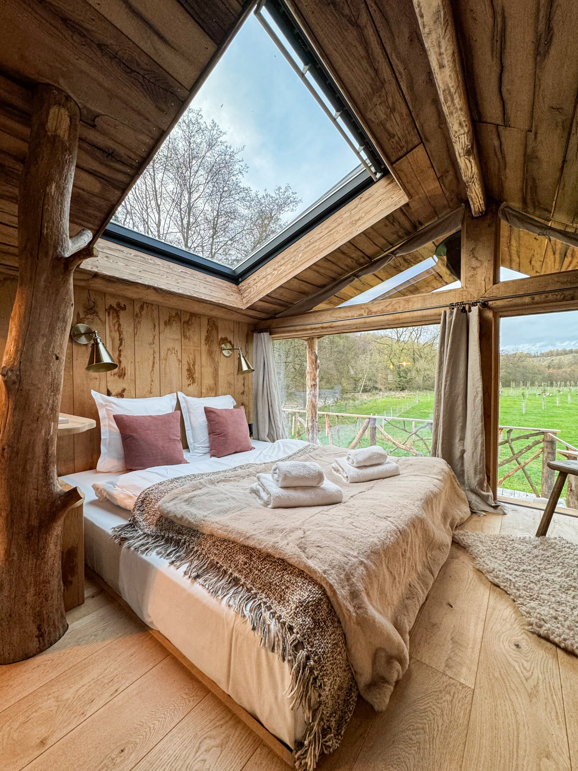 BOMAL Rivière & Féraux - cabane tiny house du Petit Bomal intérieur
